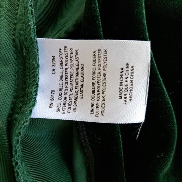 JENNY YOO BHLDN Ellis Flutter-Sleeve OpenBack Velvet Gown 6 Emerald Green Dress - Picture 14 of 14